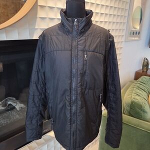 REI Co-op Packable Primaloft Jacket Men’s Small – Black Pertex Microlight